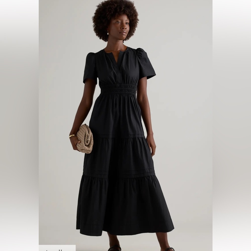 Quince Black Maxi Dress